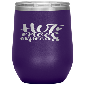 Hot Mess Express Wine Tumbler 12oz